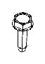 View SCREW. Tapping Hex Head. M4.2X1.70X16.00. Mounting.  Full-Sized Product Image