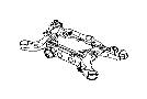 Image of ISOLATOR. Crossmember. Right.  [Anti-Lock 4-Wheel Disc. image for your 2007 Chrysler 300