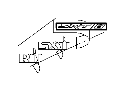 View NAMEPLATE. SXT. Right.  Full-Sized Product Image
