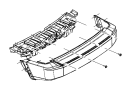 View SCREW, Used for: SCREW AND WASHER. Hex Head. M6x1.00x25.40, M6x1x25. Front, Left, Mounting, Rear, Right, Right or Left.  Full-Sized Product Image