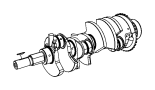 View CRANKSHAFT. Engine.  Full-Sized Product Image