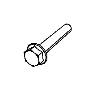 View BOLT. Hex Flange Head. M16x1.50x100.00. Mounting.  Full-Sized Product Image