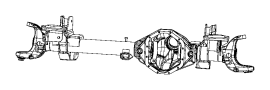 Image of VENT. Axle. Lower, Upper.  [4.10 Rear Axle Ratio]. image for your 2000 Chrysler 300 M