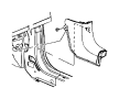 Image of Panel. Trim. NUT. Screw. Cowl. Side. Kick. Kick Panel Trim Nut. image for your 2017 Ram 1500 SLT Crew Cab Pickup Fleetside 3.0L EcoDiesel V6 DIESEL A/T RWD 