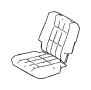Image of COVER. Rear Seat Back. [J1], [J1] With [2nd Row. image for your 2008 Chrysler Aspen   
