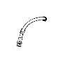 View HOSE, Used for: HOSE AND TUBE, Used for: HOSE AND TUBE ASSEMBLY. Brake. Rear. Used for: Right and Left.  Full-Sized Product Image
