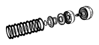 View RETAINER. Direct clutch balance piston return.  Full-Sized Product Image