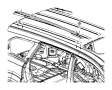 Image of Roof Luggage Carrier Side Rail image for your 2007 Chrysler Town & Country   