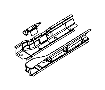 View BRACKET. Grab Handle. Left.  Full-Sized Product Image
