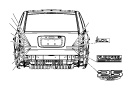 View NAMEPLATE. FLEX FUEL E85 ETHANOL.  Full-Sized Product Image