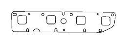 View GASKET. Exhaust Manifold. Left Side, Right, Right Side.  Full-Sized Product Image