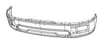 View Bumper Face Bar (Front) Full-Sized Product Image