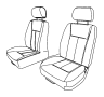 Image of Seat Back Assembly (Front) image for your 2022 Ram 2500 Limited Longhorn Crew Cab Pickup Fleetside  