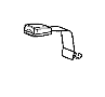 Image of Seat Belt Receptacle (Rear) image for your 2022 Ram ProMaster City SLT Mini Passenger Van  