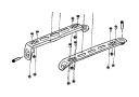 Image of BOLT. Hex Head, Seat. M10x1.50x35.00. Mounting. [[-Underbody Skid. image for your Dodge