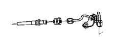 View TUBE. Fuel Injector Supply.  Full-Sized Product Image 1 of 10