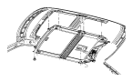 View DEFLECTOR. Sunroof Wind. Left.  Full-Sized Product Image