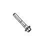 View BOLT. Hex Flange Head. M8X1.25X50.00.  Full-Sized Product Image
