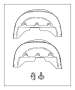 Image of Quarter Panel Splash Shield (Rear) image for your 2002 Dodge Ram 1500   