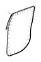 Door Seal (Rear, Lower)