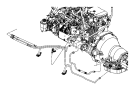 View Automatic Transmission Oil Cooler Hose Assembly (Upper) Full-Sized Product Image