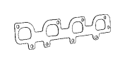 View GASKET. Exhaust Manifold. Left, Left Side.  Full-Sized Product Image