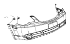 Image of FASCIA. Front. [Body Color Fascias]. image for your 2011 Chrysler Sebring Touring  