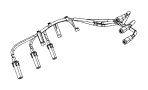 Image of Spark Plug Wire image for your 2002 Dodge Dakota   