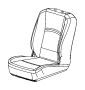 View FOAM. Seat Back. Front. Right.  Full-Sized Product Image