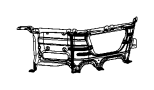 View Bumper Face Bar Mount (Lower) Full-Sized Product Image