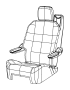 Image of PLUG. Armrest. Right or Left. [Med Slate Gray/Lt. image for your 2016 Chrysler 300 S 5.7L HEMI V8 