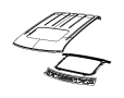Image of PANEL. Roof. With Sunroof Opening. [Power Sunroof] Requires. image for your 2019 Ram 1500   