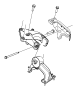 View ENGINE MOUNT, SUPPORT. Transmission. Rear.  Full-Sized Product Image