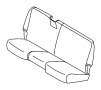 Image of Seat Back Cushion Cover (Rear) image