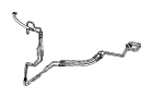 View HOSE. Used for: Power Steering Pressure and Return.  Full-Sized Product Image 1 of 3