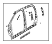 View Bracket. Panel. Uniside. (Front, Rear) Full-Sized Product Image