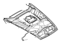 Image of Hood Seal (Front, Rear, Upper) image for your 2017 Ram 1500 Laramie Limited Crew Cab Pickup Fleetside 3.0L EcoDiesel V6 DIESEL A/T RWD 