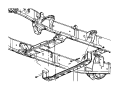 Image of CROSSMEMBER. Skid Plate. [Fuel Tank Skid Plate. image for your Dodge