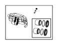 View Used for: PISTON AND SEAL KIT. Disc Brake. Right or Left.  Full-Sized Product Image 1 of 10