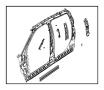 View Bracket. Panel. Uniside. (Front, Rear) Full-Sized Product Image
