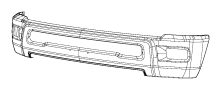 View Bumper Face Bar (Front) Full-Sized Product Image