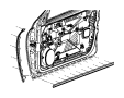 View Weatherstrip. Seal. (Front, Upper, Lower) Full-Sized Product Image