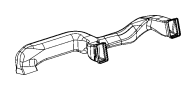 View Instrument Panel Air Duct (Upper) Full-Sized Product Image 1 of 10