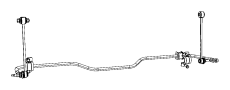 View STABILIZER BAR. Rear Suspension.  Full-Sized Product Image