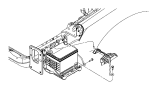 Image of Battery Hold Down Frame. RETAINER. Battery Hold Down Frame. image for your 2012 Ram 1500   