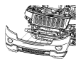 Image of FASCIA. Front Lower.  [Accent/Body Color. image for your 2000 Chrysler 300 M