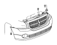 Image of Bumper Cover (Front, Upper, Lower) image for your Ram 1500  