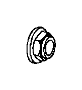 View NUT. Hex Flange Lock. M22x1.50. Left, Left Front, Left Or Right, Mounting, Rear Left, Rear Right, Right, Right Front, Right or Left, Used for: Right and Left.  Full-Sized Product Image