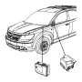 View MODULE. Anti-Lock Brake System. All Wheel Drive, Export, Left Hand Drive.  Full-Sized Product Image