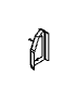 View BRACE. Cowl Plenum To Cowl Side. Right.  Full-Sized Product Image
